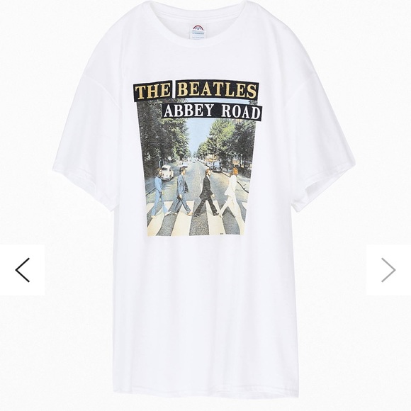 UO JUNKFOOD the Beatles Abbey Road glitter tee - Picture 3 of 4
